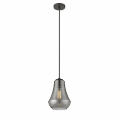 Innovations Fairfield 1-LT 7" Mini Pendant - Matte Black - 490-1P-BK-G573-7