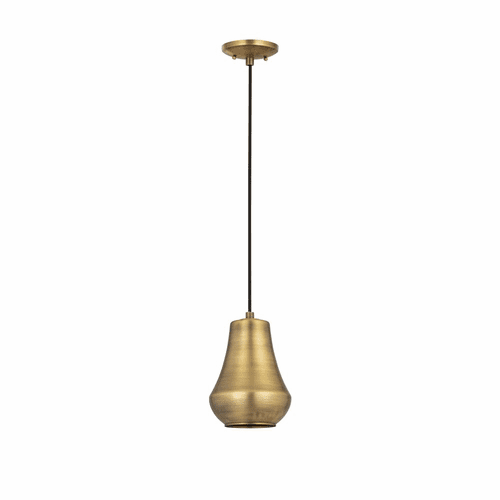 Innovations Hartford 1-LT 7" LED Mini Pendant - Brushed Brass - 654-1P-BB-7-LED