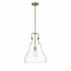 Innovations Haverhill 1-LT 14" LED Pendant - Brushed Brass - 494-1S-BB-G592-14-LED