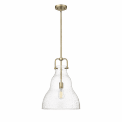 Innovations Haverhill 1-LT 14" LED Pendant - Brushed Brass - 494-1S-BB-G594-14-LED