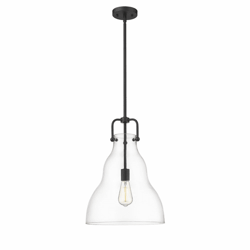 Innovations Haverhill 1-LT 14" LED Pendant - Matte Black - 494-1S-BK-G592-14-LED