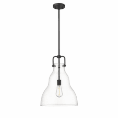Innovations Haverhill 1-LT 14" LED Pendant - Matte Black - 494-1S-BK-G592-14-LED