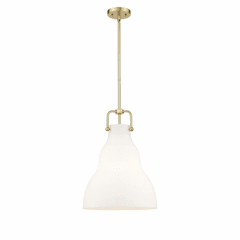 Innovations Haverhill 1-LT 14" LED Pendant - Satin Gold - 494-1S-SG-G591-14-LED