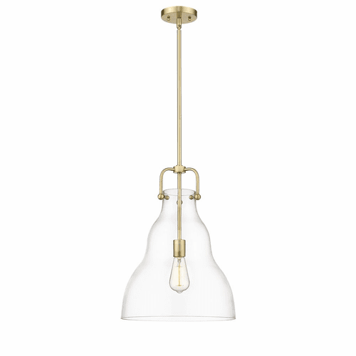 Innovations Haverhill 1-LT 14" LED Pendant - Satin Gold - 494-1S-SG-G592-14-LED