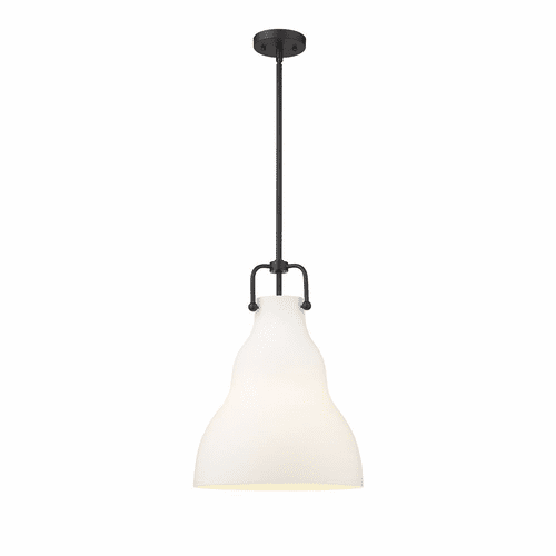 Innovations Haverhill 1-LT 14" Pendant - Matte Black - 494-1S-BK-G591-14
