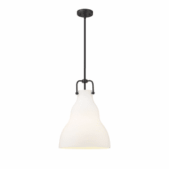 Innovations Haverhill 1-LT 14" Pendant - Matte Black - 494-1S-BK-G591-14