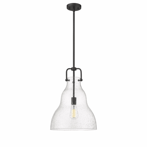 Innovations Haverhill 1-LT 14" Pendant - Matte Black - 494-1S-BK-G594-14