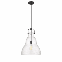 Innovations Haverhill 1-LT 14" Pendant - Matte Black - 494-1S-BK-G594-14