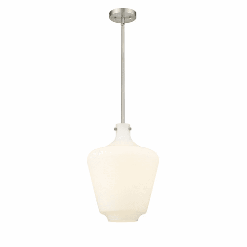 Innovations Lowell 1-LT 12" LED Mini Pendant - Brushed Satin Nickel - 493-1S-SN-G501-12-LED