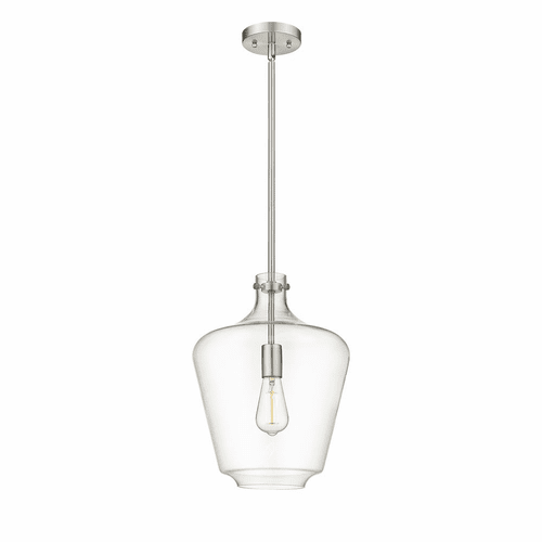Innovations Lowell 1-LT 12" LED Mini Pendant - Brushed Satin Nickel - 493-1S-SN-G502-12-LED