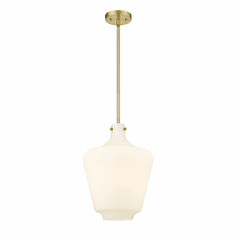 Innovations Lowell 1-LT 12" LED Mini Pendant - Satin Gold - 493-1S-SG-G501-12-LED