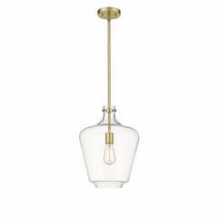 Innovations Lowell 1-LT 12" LED Mini Pendant - Satin Gold - 493-1S-SG-G502-12-LED