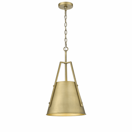 Innovations Luxor 1-LT Mini Pendant - Brushed Brass - 382-1S-BB-M382-12-BB