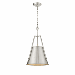 Innovations Luxor 1-LT Mini Pendant - Brushed Satin Nickel - 382-1S-SN-M382-12-SN