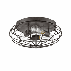 Innovations Muselet 3-LT Flush Mount - Oil Rubbed Bronze - 510-3C-OB