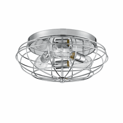 Innovations Muselet 3-LT Flush Mount - Polished Chrome - 510-3C-PC