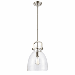 Innovations Newton Bell Mini Pendant - Brushed Satin Nickel - 412-1S-SN-10CL