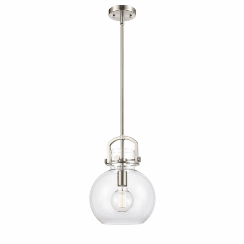 Innovations Newton Sphere Mini Pendant - Brushed Satin Nickel - 410-1S-SN-10CL