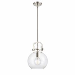 Innovations Newton Sphere Mini Pendant - Brushed Satin Nickel - 410-1S-SN-10CL
