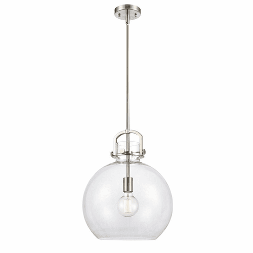 Innovations Newton Sphere Pendant - Brushed Satin Nickel - 410-1S-SN-14CL