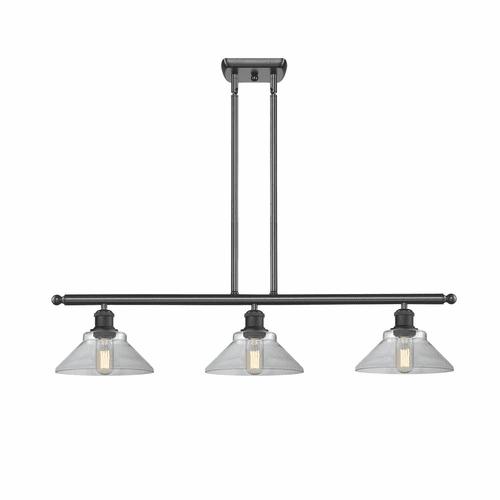 Innovations Orwell 3 Light Island Light - Matte Black - 516-3I-BK-G132