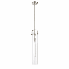 Innovations Pilaster 1 Light Mini Pendant - Brushed Satin Nickel - 413-1S-SN-4CL