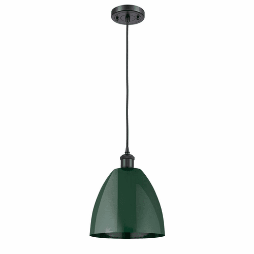 Innovations Plymouth Dome 1-LT Mini Pendant - Oil Rubbed Bronze - 516-1P-OB-MBD-9-GR-LED