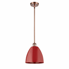 Innovations Plymouth Dome 1-LT Pendant - Antique Copper - 516-1S-AC-MBD-9-RD