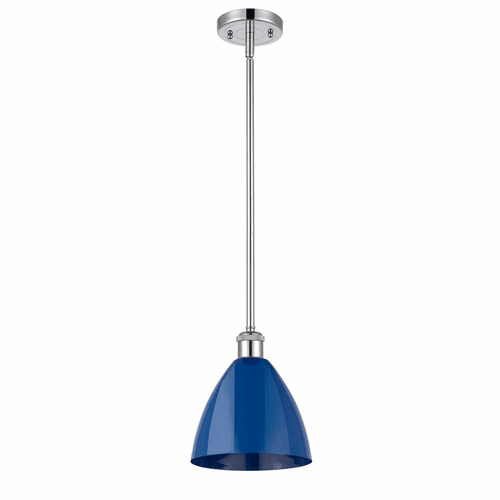 Innovations Plymouth Dome 1-LT Pendant - Polished Chrome - 516-1S-PC-MBD-75-BL