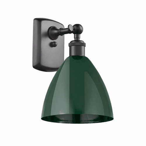 Innovations Plymouth Dome 1-LT Sconce - Oil Rubbed Bronze - 516-1W-OB-MBD-75-GR-LED