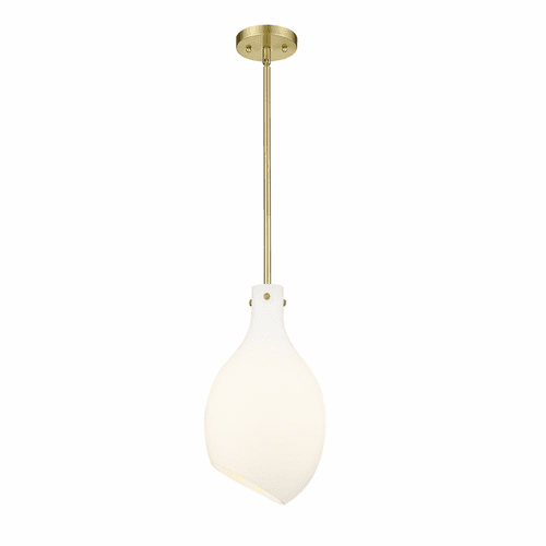 Innovations Salem 1-LT 8.5" LED Mini Pendant - Satin Gold - 493-1S-SG-G551-9-LED