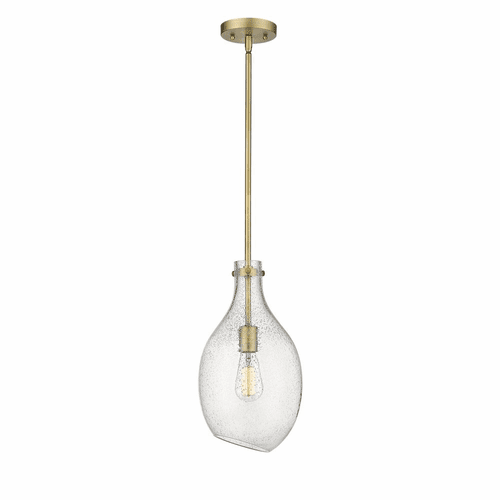 Innovations Salem 1-LT 8.5" Mini Pendant - Brushed Brass - 493-1S-BB-G554-9