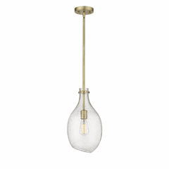 Innovations Salem 1-LT 8.5" Mini Pendant - Brushed Brass - 493-1S-BB-G554-9