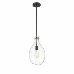 Innovations Salem 1-LT 8.5" Mini Pendant - Matte Black - 493-1S-BK-G552-9