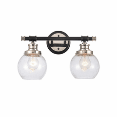 Innovations Saybrook 2-LT Bath Vanity - Black Polished Nickel - 340-2W-BPN-G3404-6