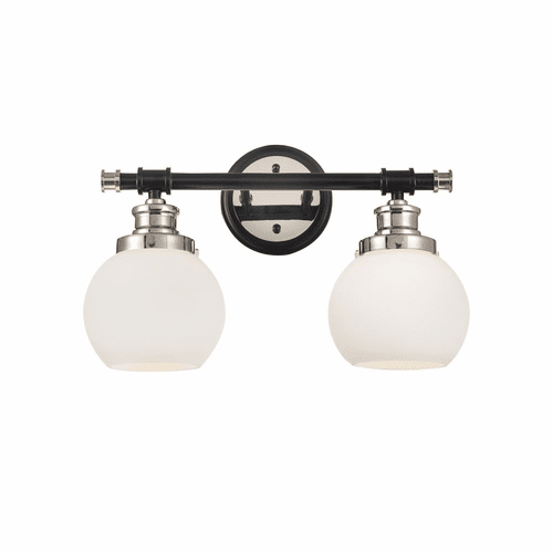 Innovations Saybrook LED Bath Vanity - Black Plshd Nickel - 340-2W-BPN-G3401-6-LED