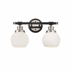 Innovations Saybrook LED Bath Vanity - Black Plshd Nickel - 340-2W-BPN-G3401-6-LED