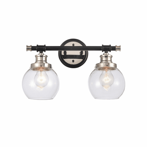 Innovations Saybrook LED Bath Vanity - Black Plshd Nickel - 340-2W-BPN-G3402-6-LED