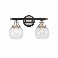 Innovations Saybrook LED Bath Vanity - Black Plshd Nickel - 340-2W-BPN-G3402-6-LED