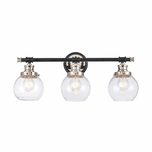 Innovations Saybrook LED Bath Vanity - Black Plshd Nickel - 340-3W-BPN-G3404-6-LED