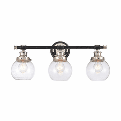 Innovations Saybrook LED Bath Vanity - Black Plshd Nickel - 340-3W-BPN-G3404-6-LED