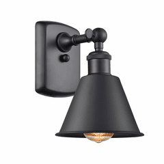 Innovations Smithfield 1-LT Sconce - Matte Black - 516-1W-BK-M8