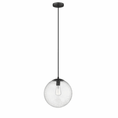 Innovations Tolland 1-LT 12" LED Mini Pendant - Matte Black - 612-BK-SDY-LED