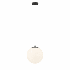 Innovations Tolland 1-LT 12" Mini Pendant - Matte Black - 612-BK-W