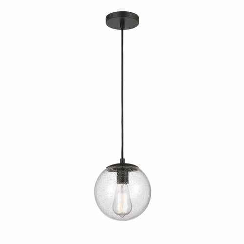 Innovations Tolland 1-LT 8" Mini Pendant - Matte Black - 608-BK-SDY