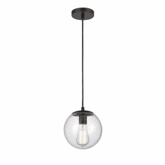 Innovations Tolland 1-LT 8" Mini Pendant - Matte Black - 608-BK-SDY