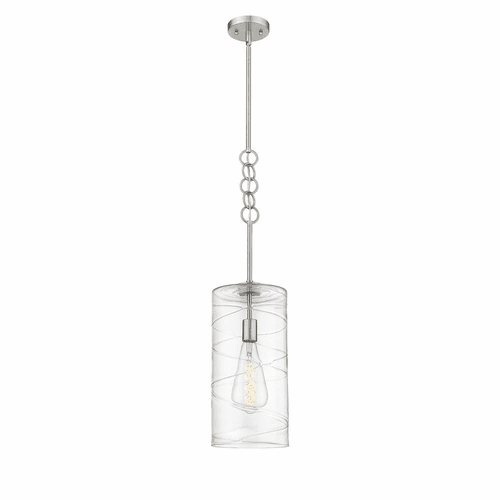 Innovations Wexford 1-LT Mini Pendant - Brushed Satin Nickel - 380-1S-SN-G381-8CL