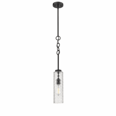 Innovations Wexford 1-LT Mini Pendant - Matte Black - 380-1S-BK-G380-4CL