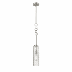 Innovations Wexford LED Mini Pendant - Brushed Nickel - 380-1S-SN-G380-4CL-LED