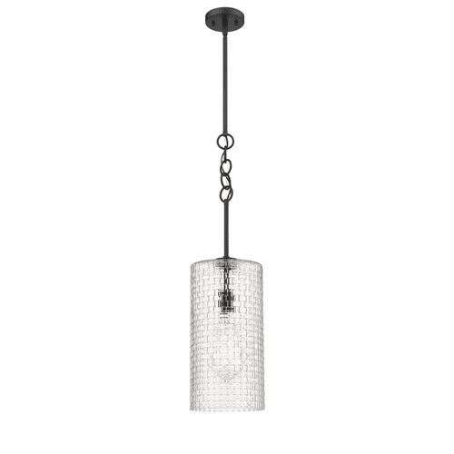 Innovations Wexford LED Mini Pendant - Matte Black - 380-1S-BK-G380-8CL-BB-95-LED